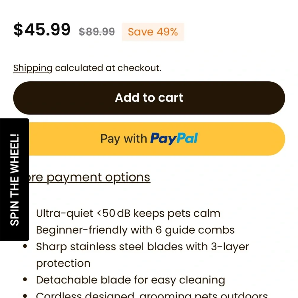 Oneisall Pet Electric Clipper